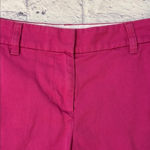 J Crew Pink Chino Shorts Plain Front Mid Rise 5 Inch Inseam Women’s Size 4 - Picture 3 of 9